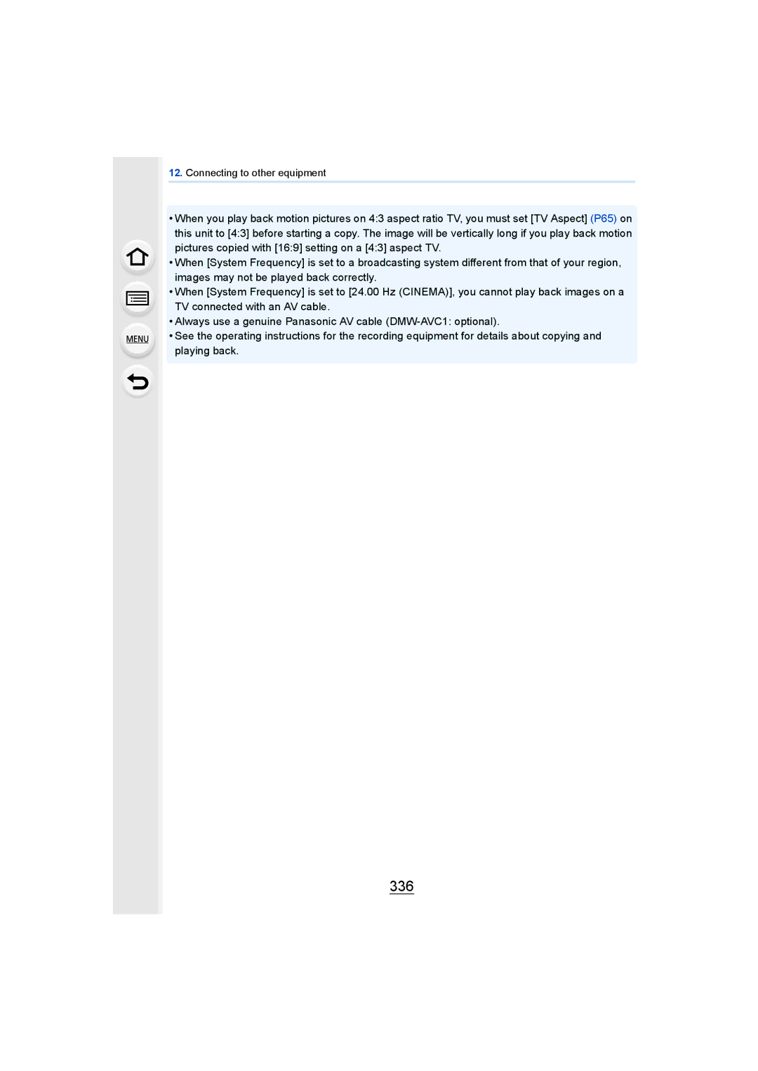 Panasonic DMCGH4KBODY, DMCGH4YAGH owner manual 336 