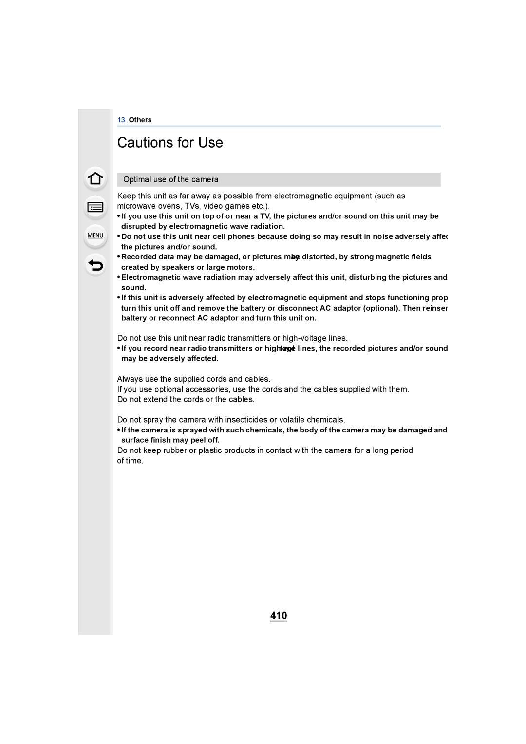 Panasonic DMCGH4KBODY, DMCGH4YAGH owner manual 410 