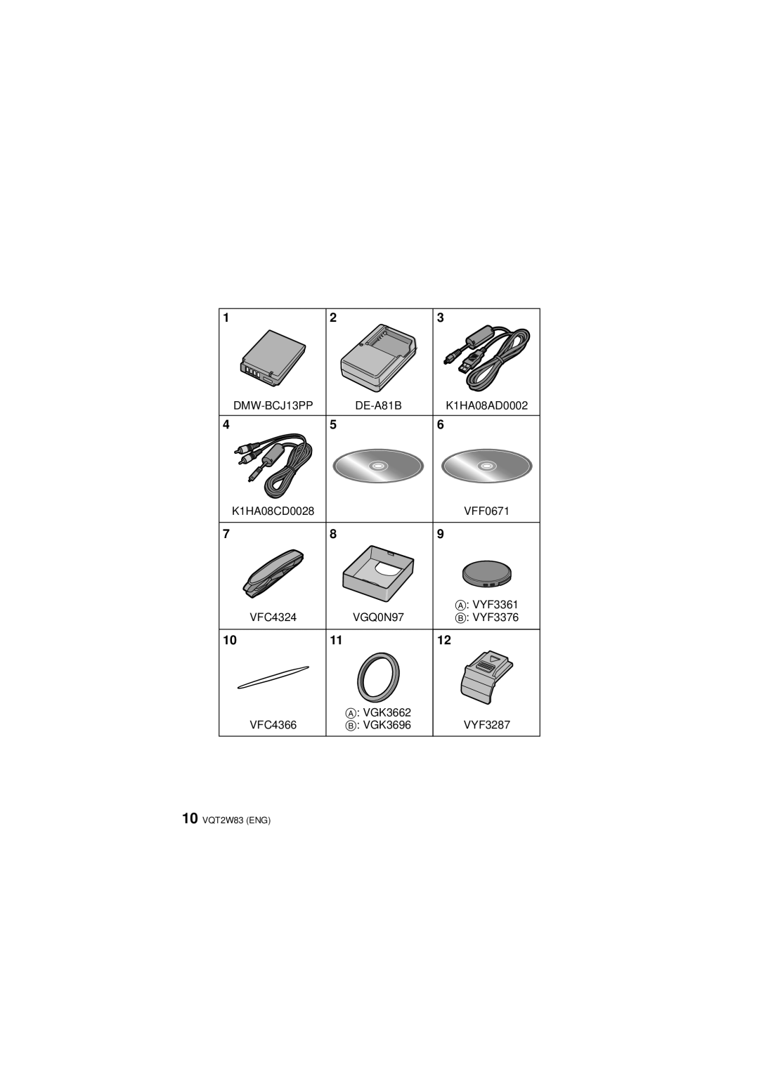 Panasonic VQT2W83, DMCLX5K, DMC-LX5 operating instructions K1HA08CD0028 VFF0671 