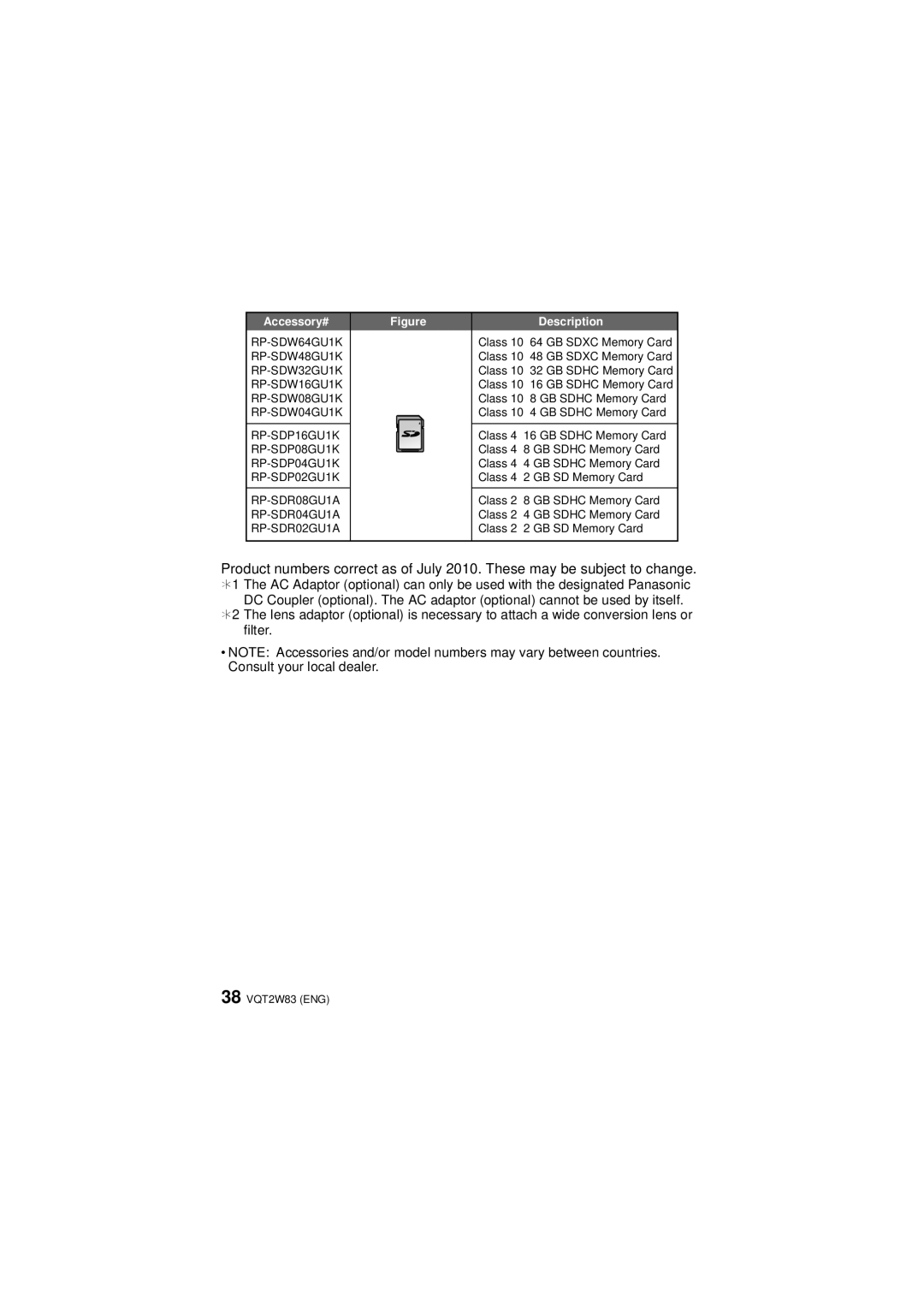 Panasonic DMC-LX5, DMCLX5K, VQT2W83 operating instructions Filter 