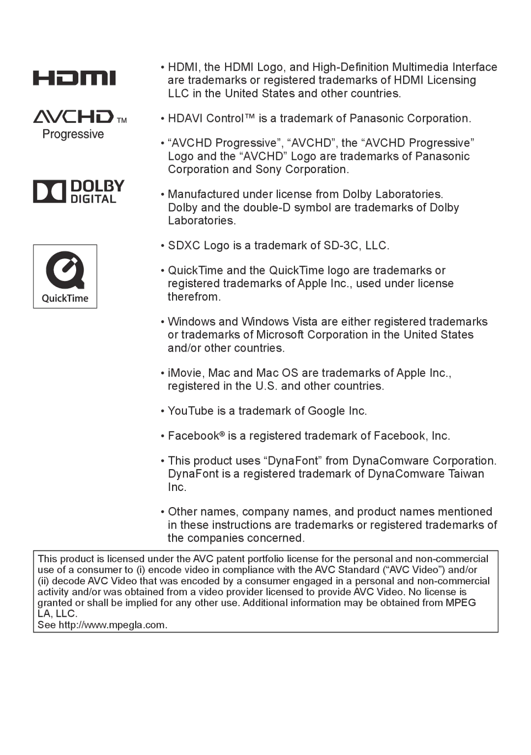 Panasonic DMCLX7K, DMCLX7W, M0712KZ0, VQT4J11 owner manual 