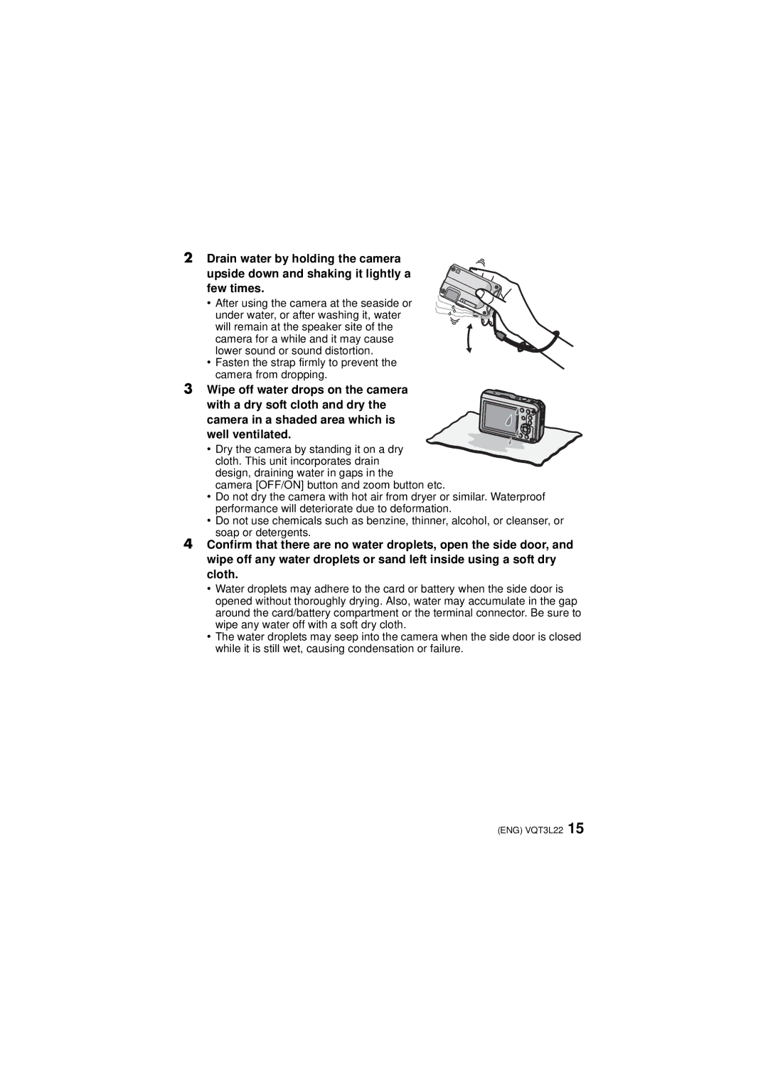 Panasonic DMCTS3S, DMCTS3D owner manual ENG VQT3L22 