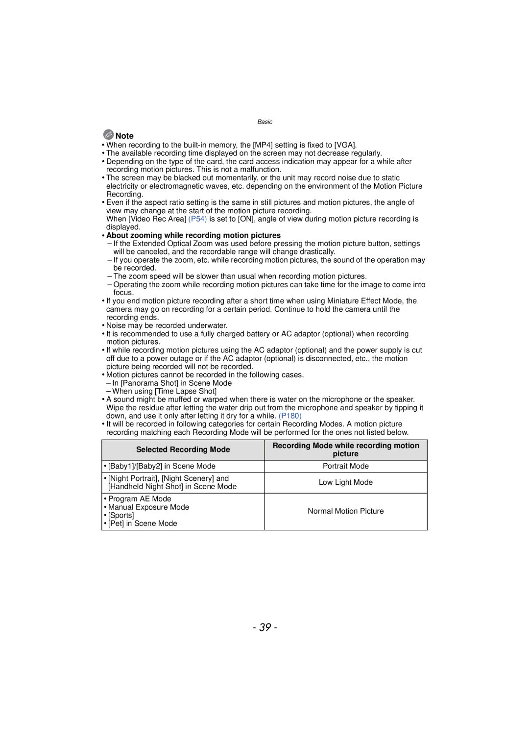 Panasonic DMCTS4K, DMCTS4D, DMCTS4A, DMC-TS4K owner manual About zooming while recording motion pictures 