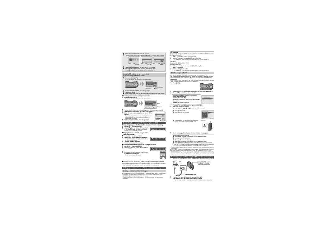 Panasonic DMCZS35W, DMCZS35K owner manual Controlling the camera with the smartphone/tablet 