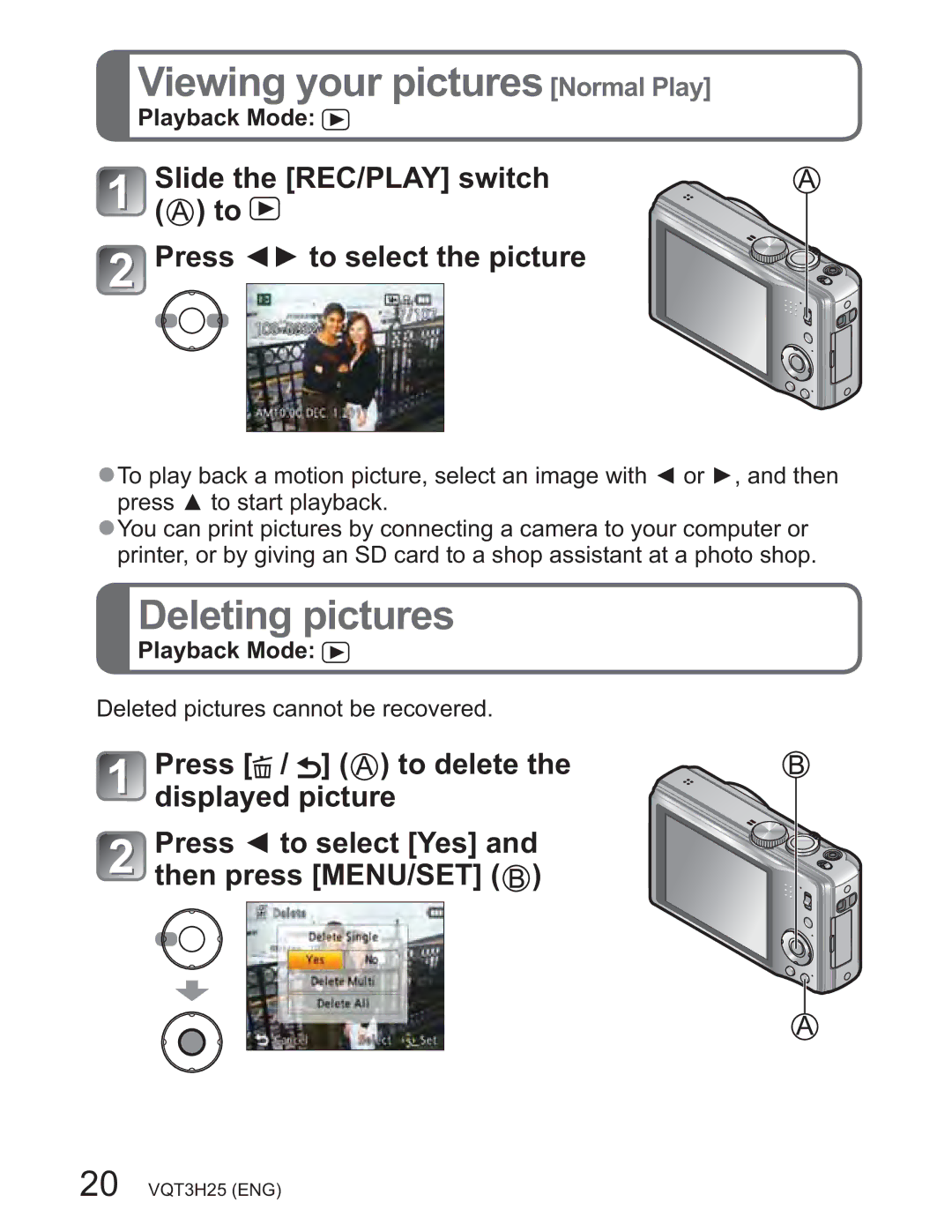 Panasonic DMCZS8K manual HohwlqjSlfwxuhv, 3OD\EDFN0RGH 