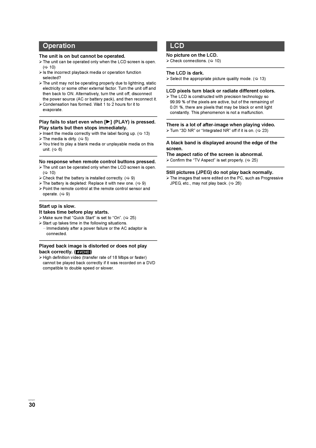 Panasonic DMP-B100 operating instructions Operation 