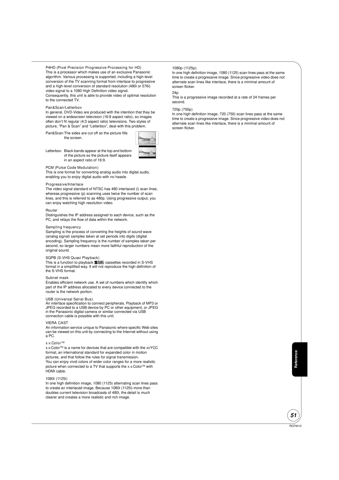 Panasonic DMP-BD70V operating instructions Viera Cast 