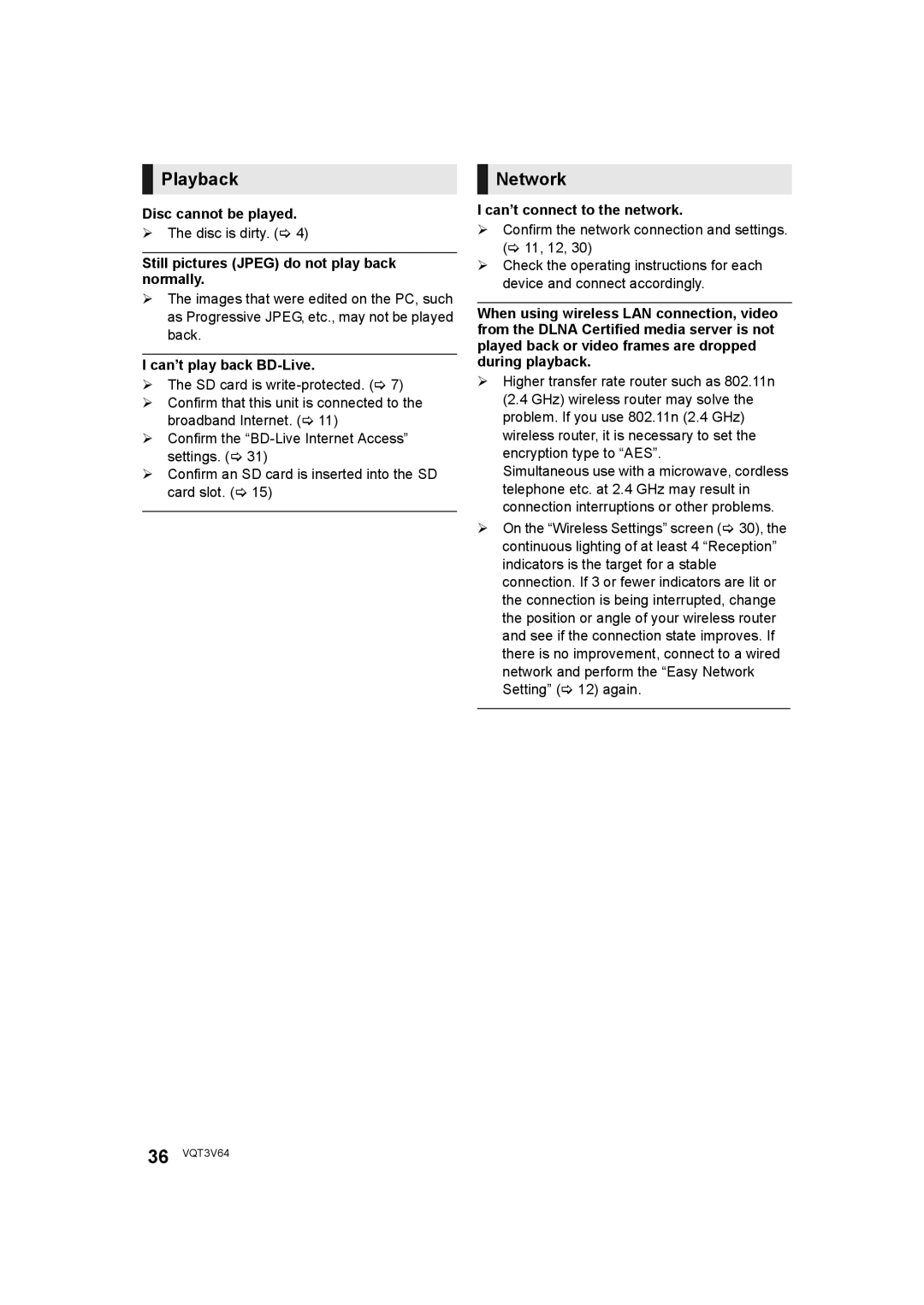 Panasonic DMP-BDT220 operating instructions Playback, Disc cannot be played, Still pictures Jpeg do not play back normally 