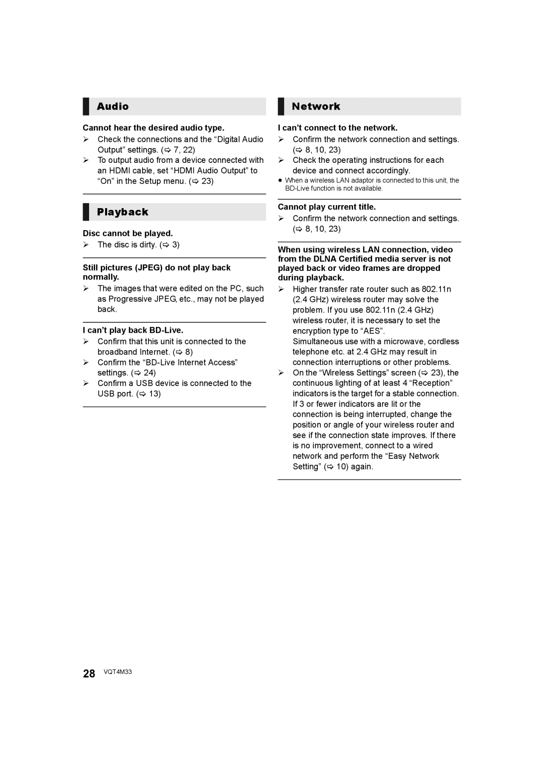 Panasonic DMP-DSB100 owner manual Playback 