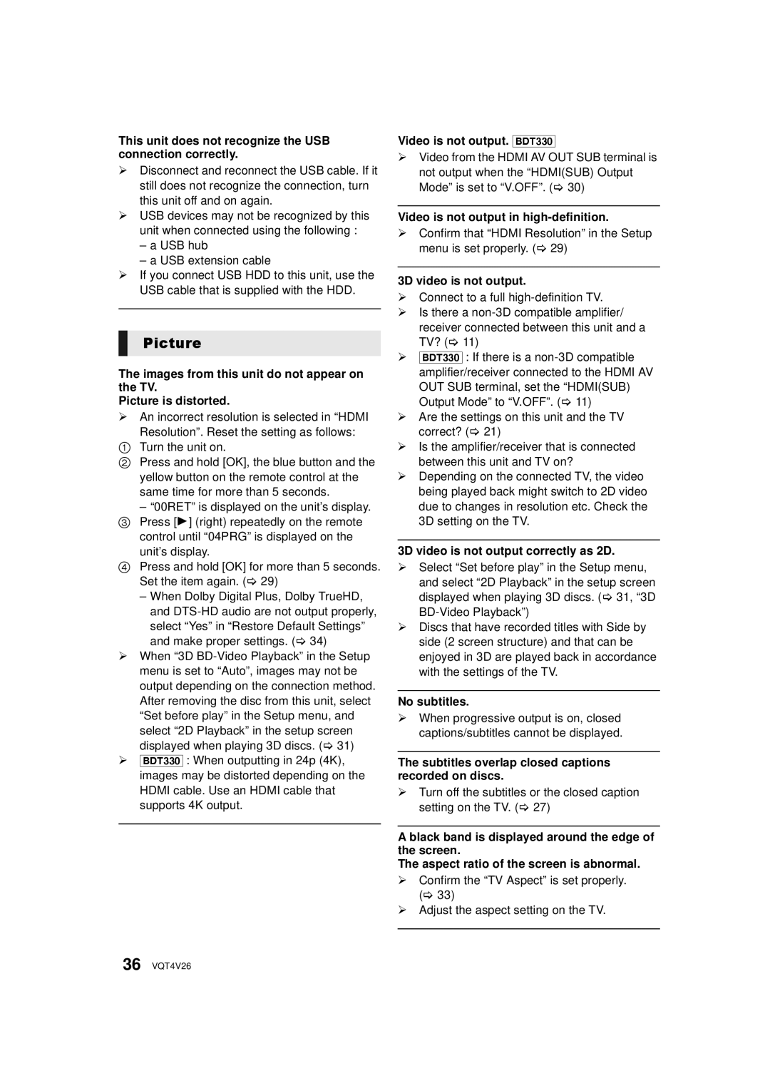 Panasonic DMPBDT230, DMP-BDT330 owner manual Picture 