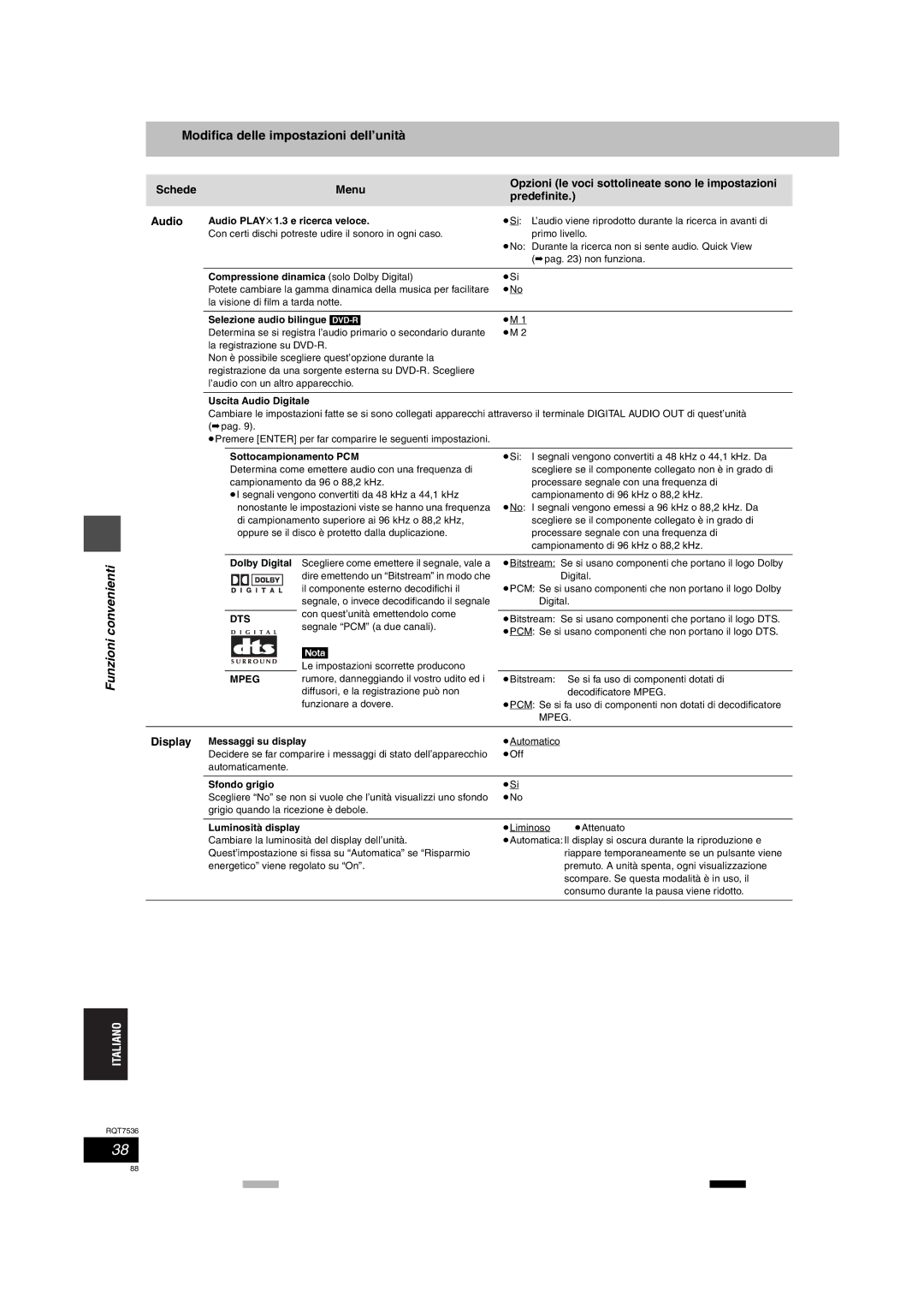 Panasonic DMR-E53 manual Mpeg 