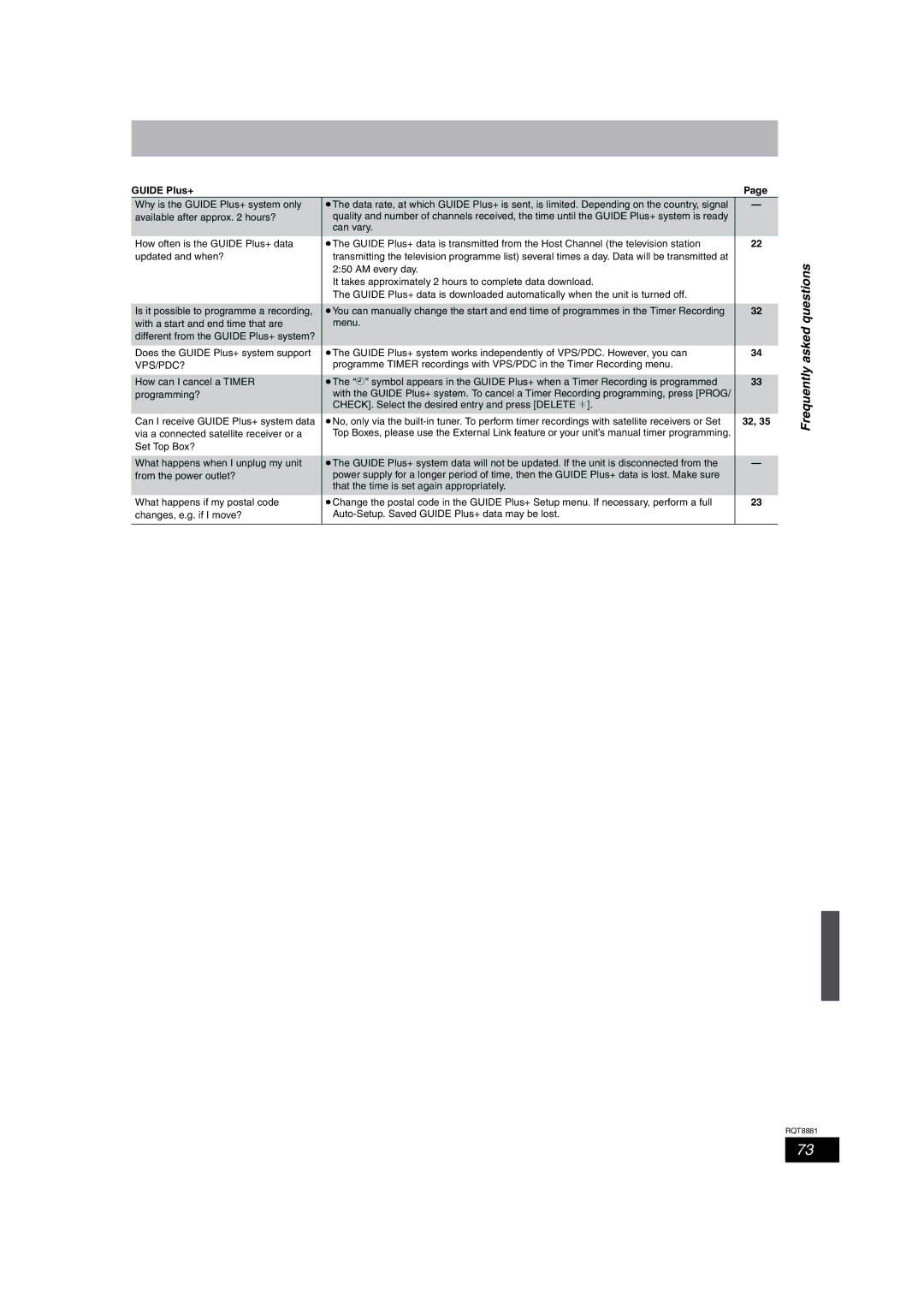 Panasonic DMR-EH575 operating instructions Guide Plus+, Vps/Pdc? 