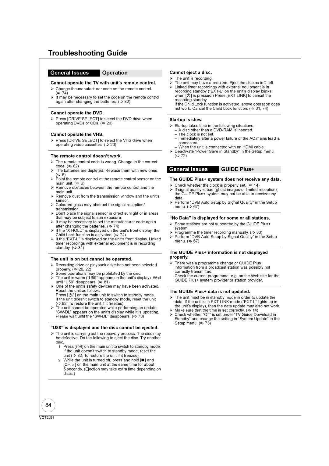 Panasonic DMR-EZ49VEB manual General Issues Operation 