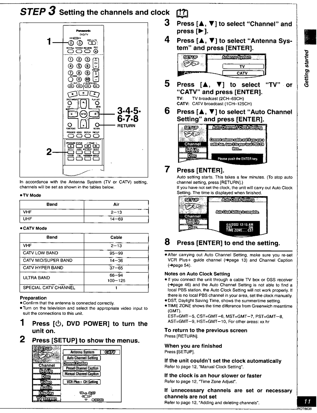 Panasonic DMR-T3030 manual 