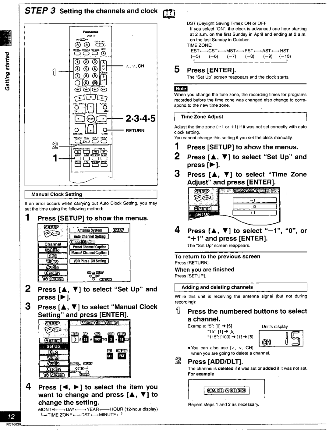 Panasonic DMR-T3030 manual 