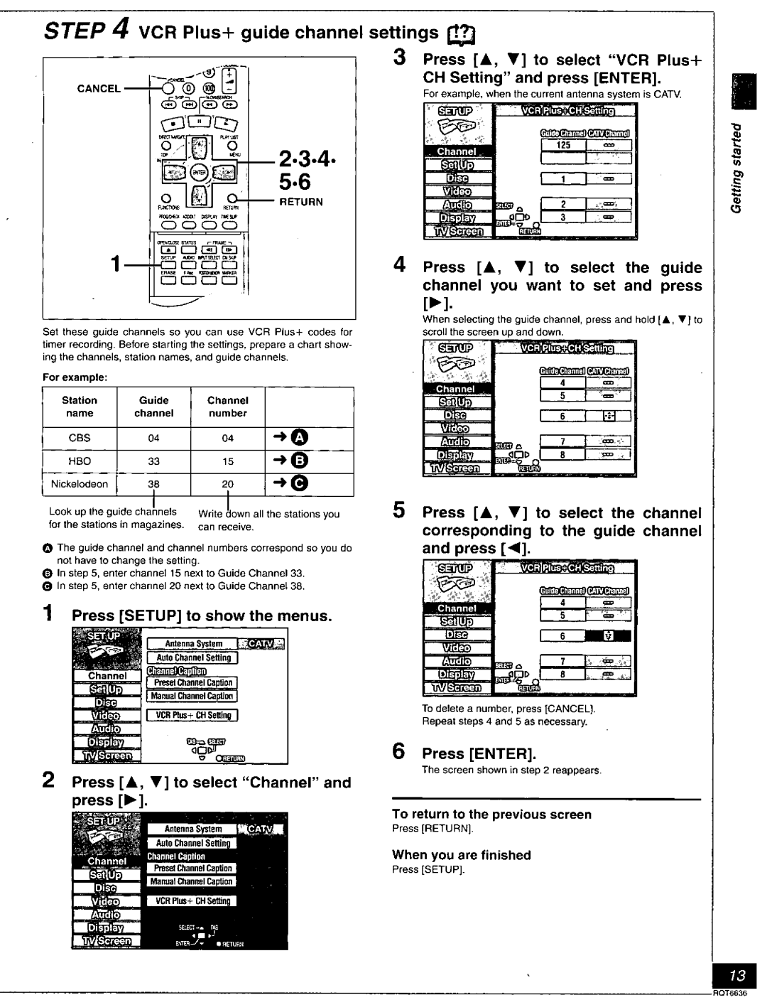 Panasonic DMR-T3030 manual 