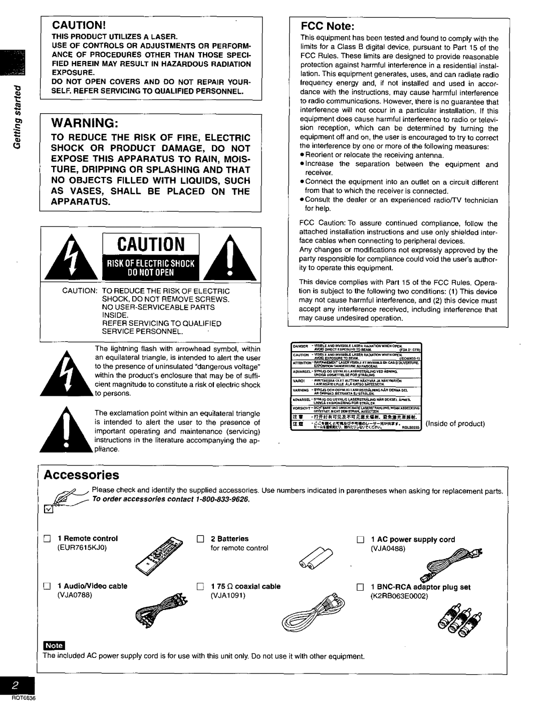 Panasonic DMR-T3030 manual 