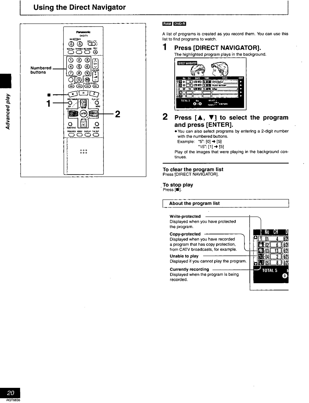 Panasonic DMR-T3030 manual 