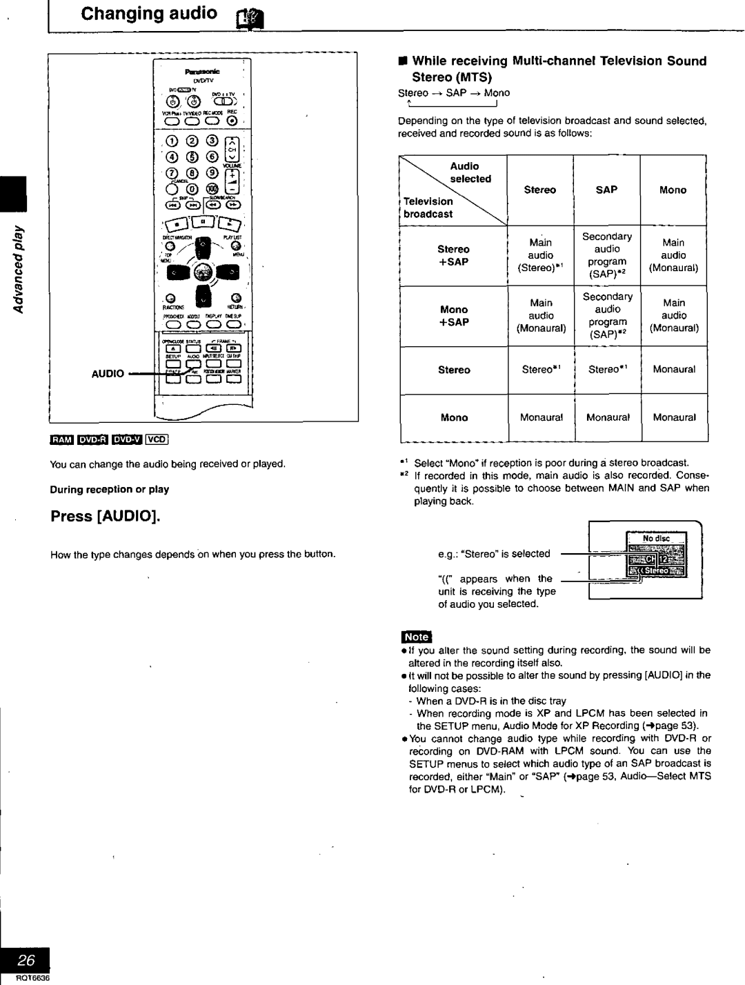 Panasonic DMR-T3030 manual 