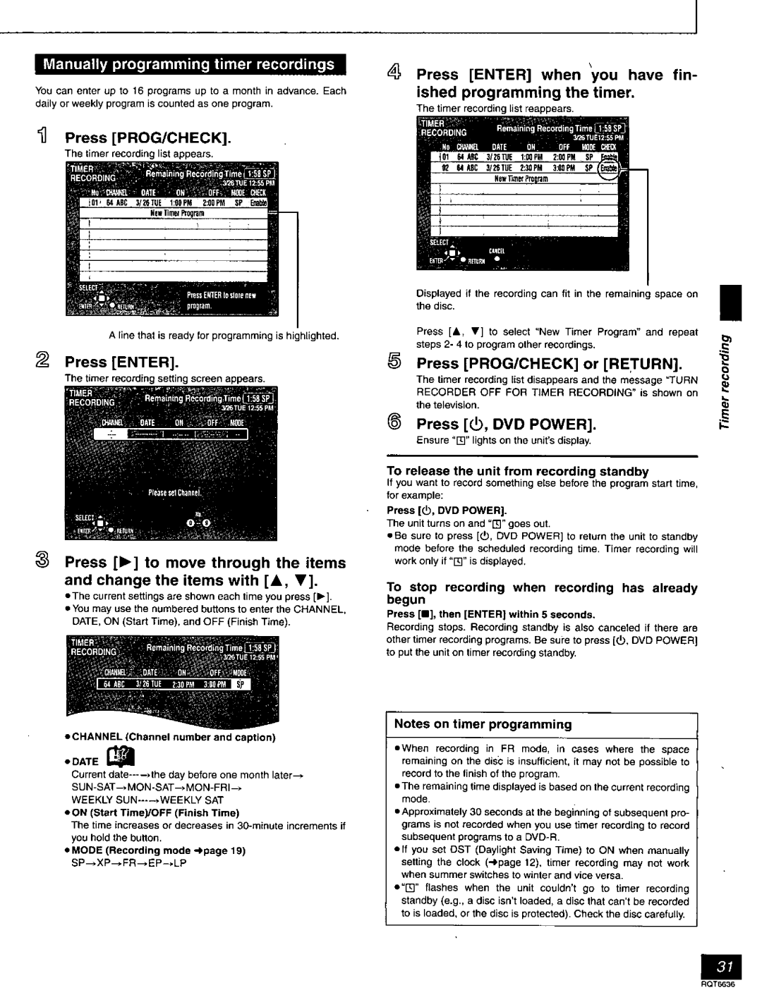 Panasonic DMR-T3030 manual 