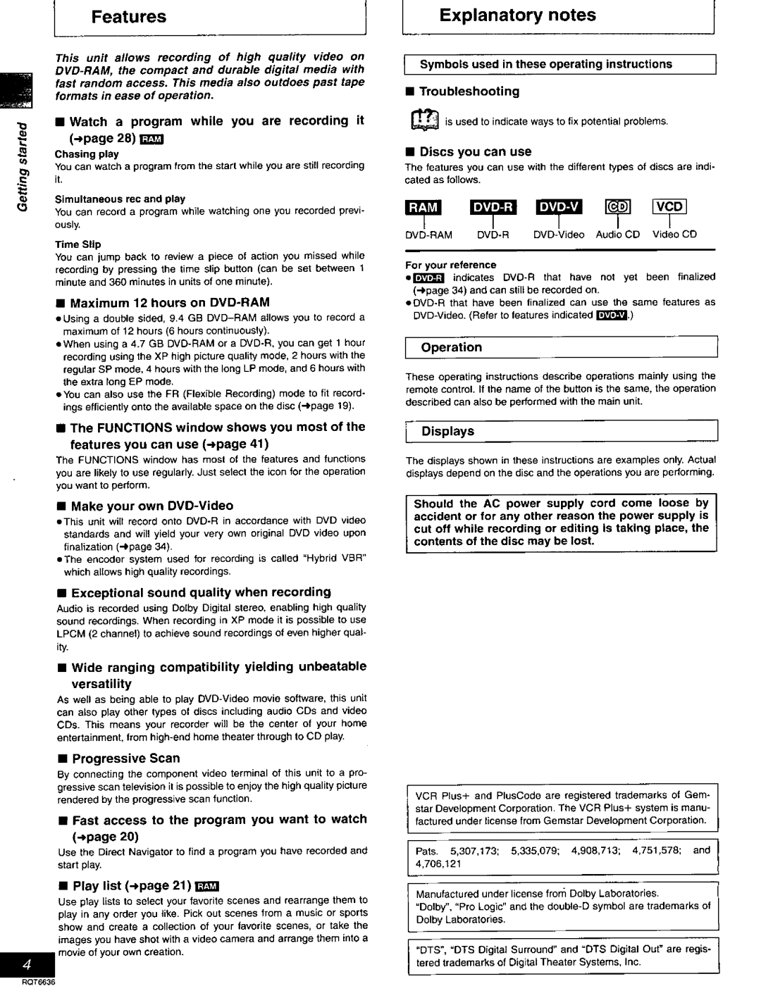 Panasonic DMR-T3030 manual 