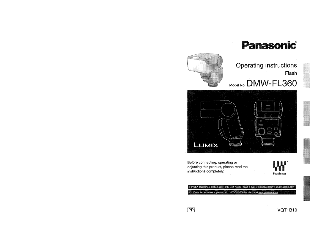 Panasonic DMW-FL360 manual 