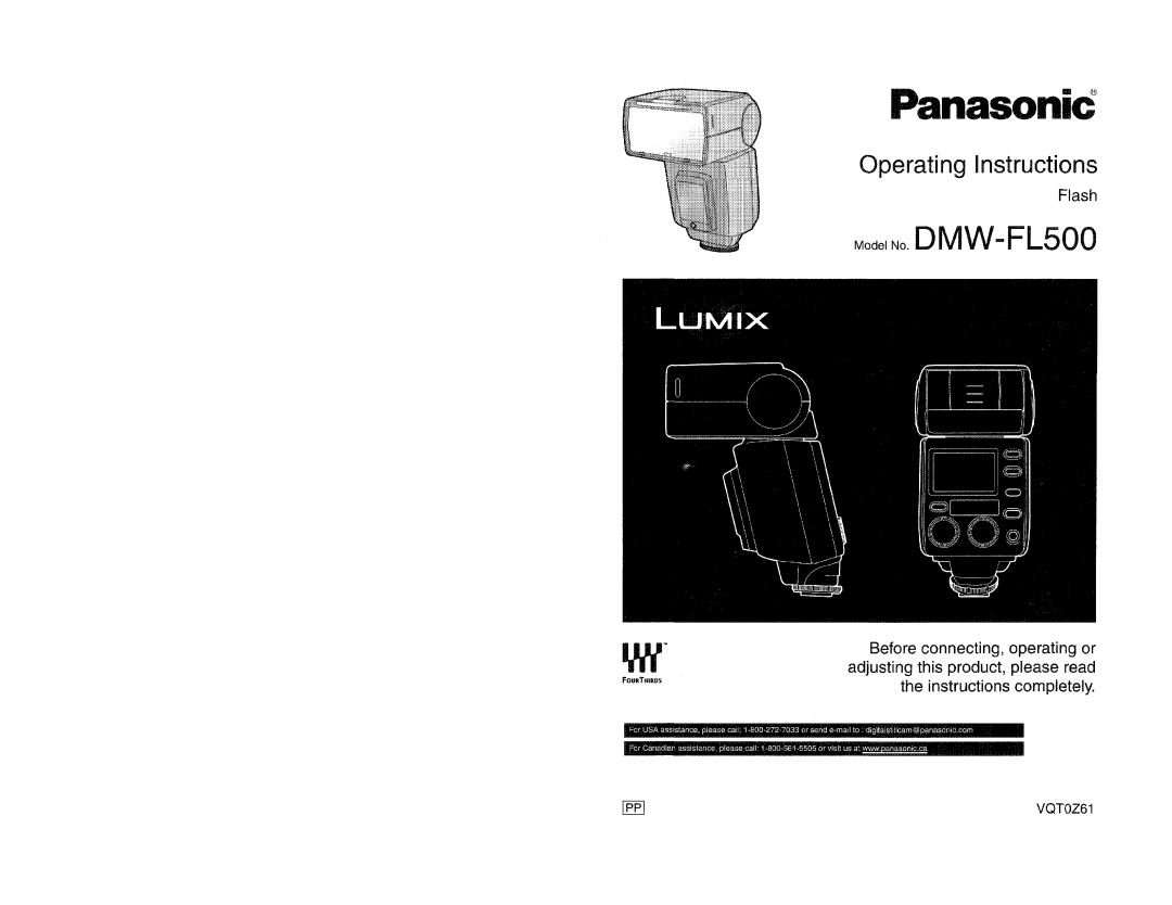 Panasonic DMW-FL500 manual 