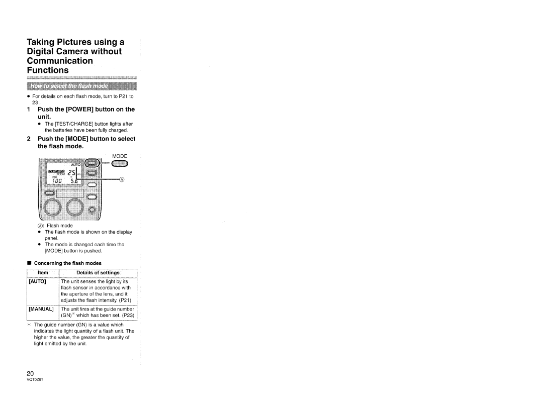 Panasonic DMW-FL500 manual 