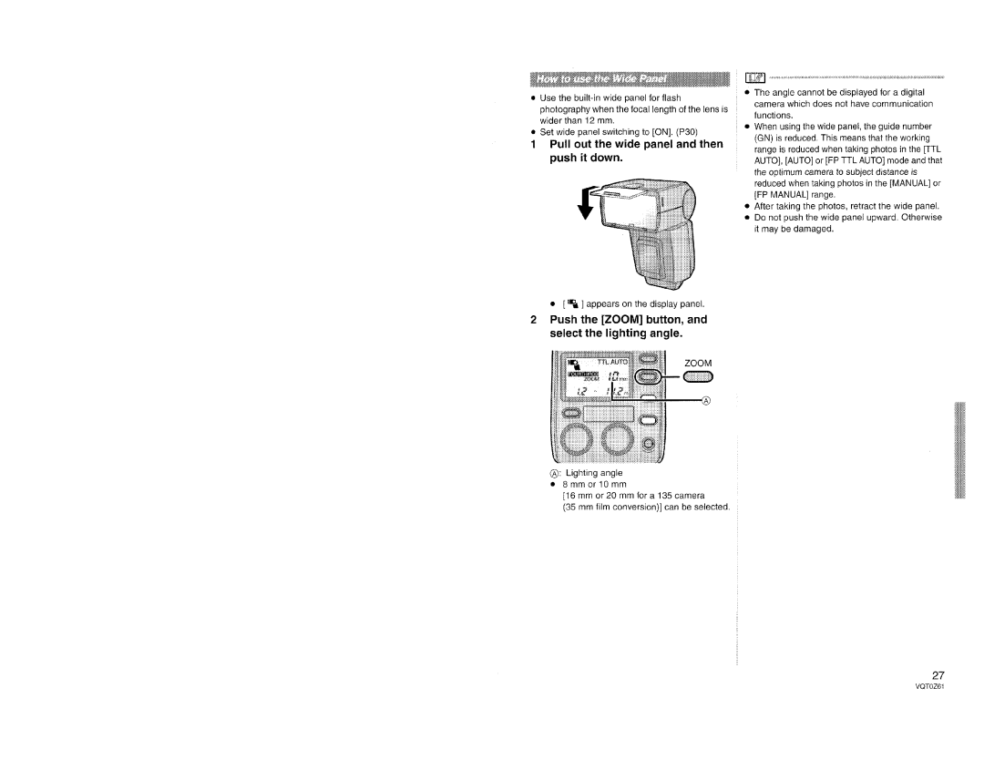 Panasonic DMW-FL500 manual 