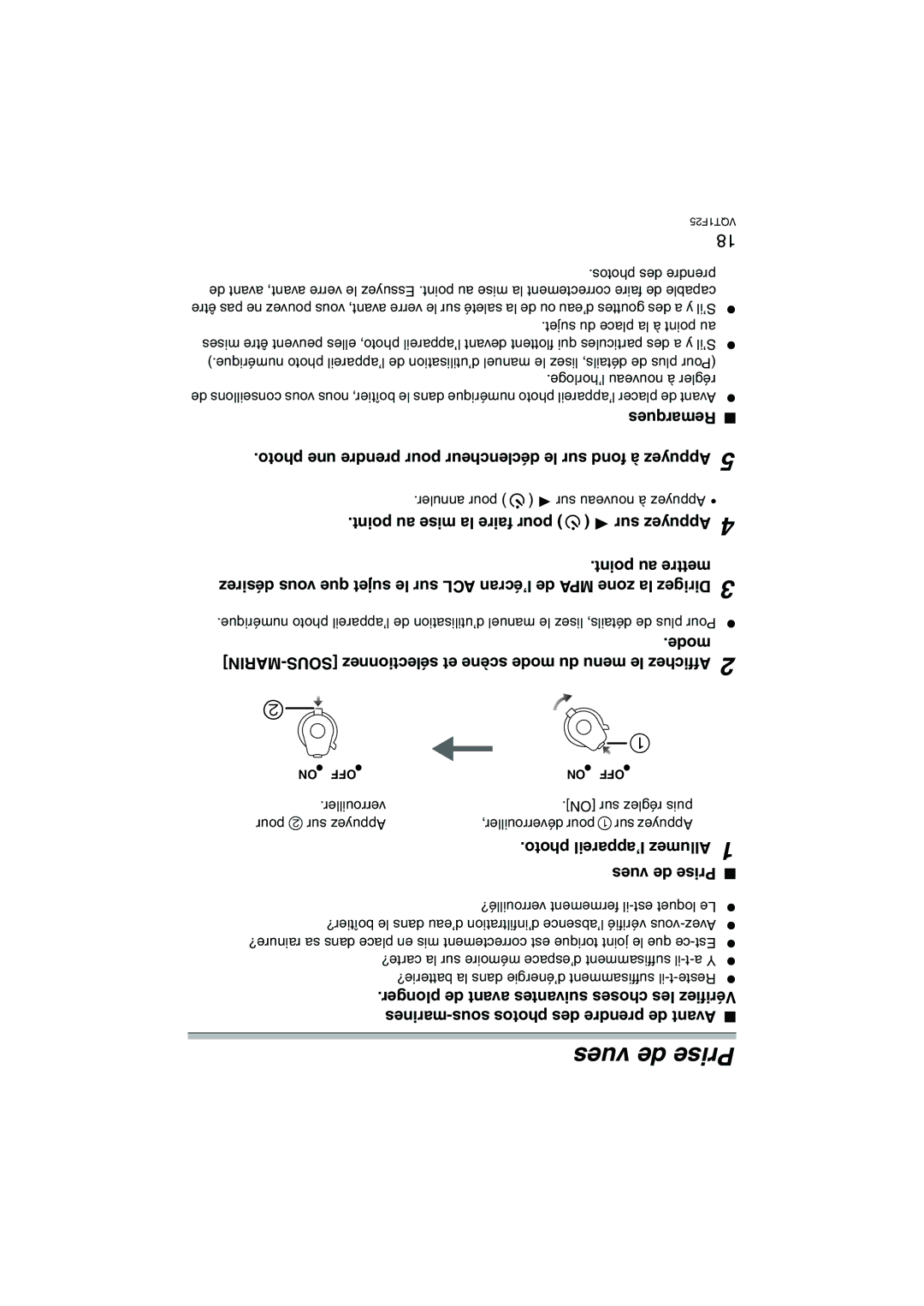 Panasonic DMW-MCTZ3 operating instructions Vues de Prise 