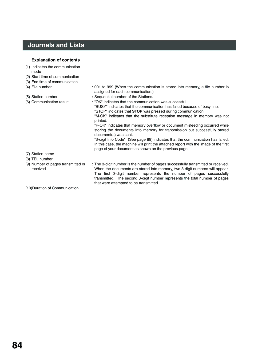 Panasonic DP-135FP appendix Your document as shown on the previous 