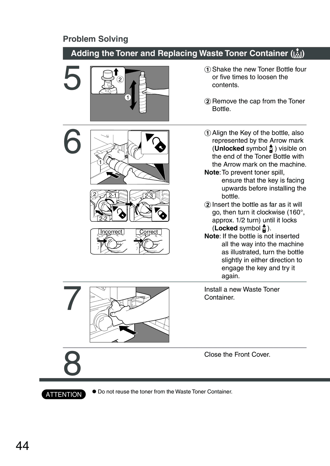 Panasonic DP-1510P manual Problem Solving 