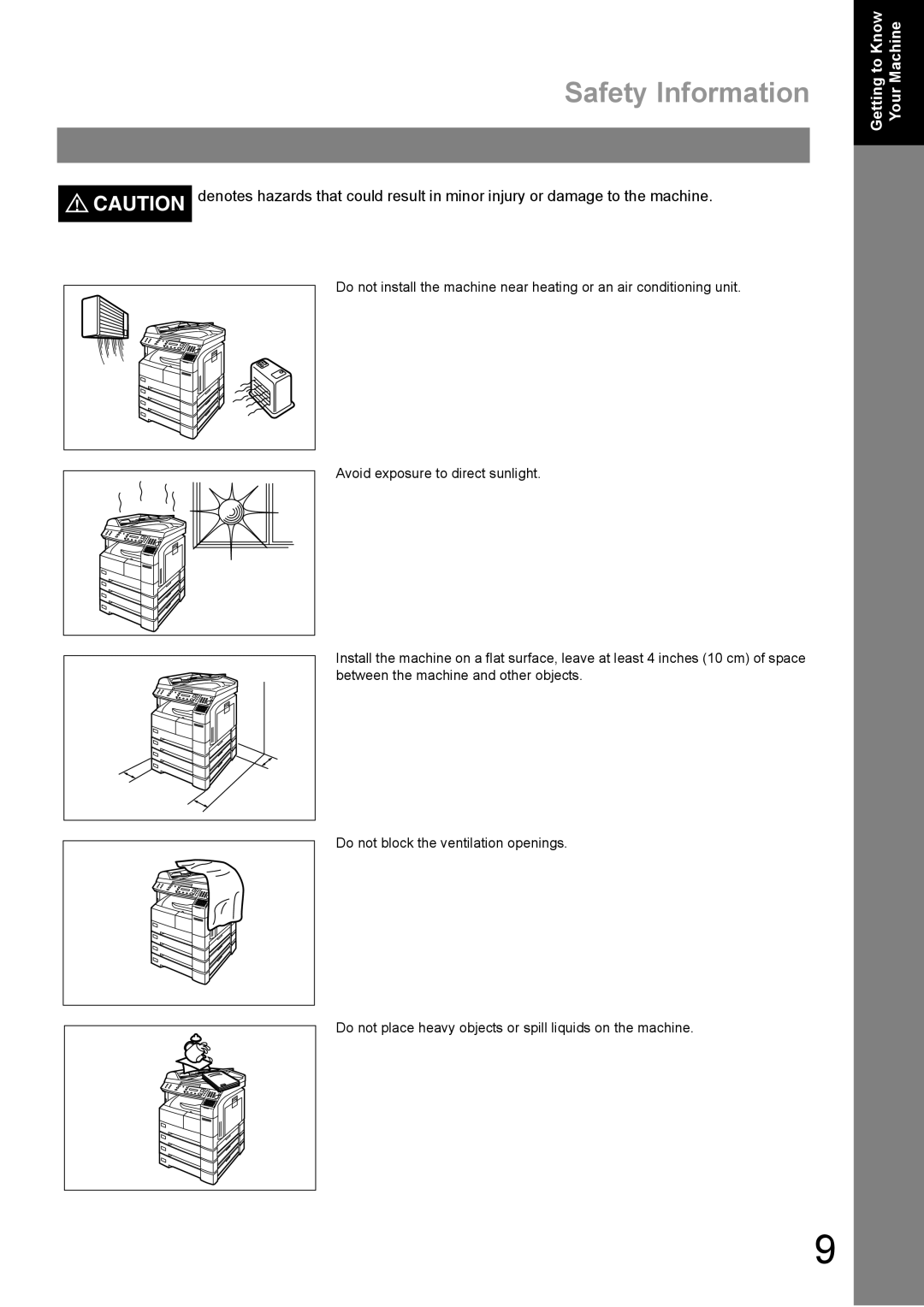 Panasonic DP-1810F manual Safety Information 