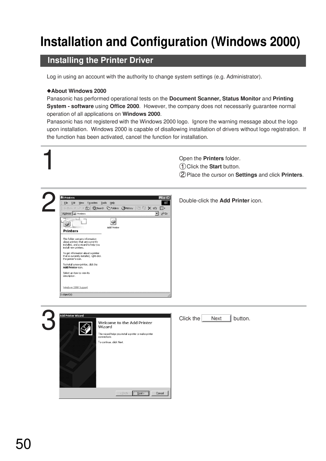 Panasonic DP-2000, DP-3000 manual Installation and Configuration Windows, About Windows 