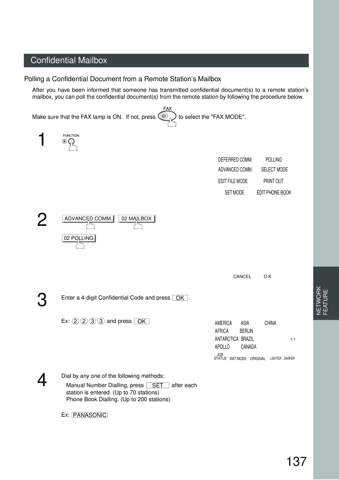 Panasonic DP-3000, DP-2500 manual 137 