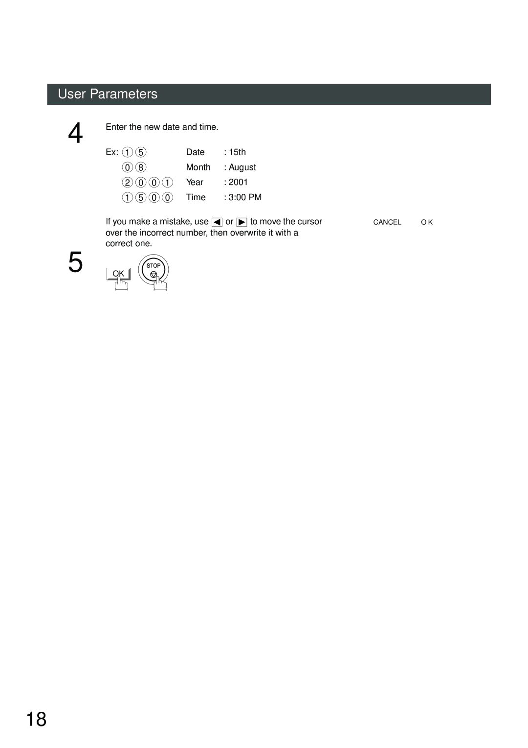 Panasonic DP-2500, DP-3000 manual 15-08-2001 