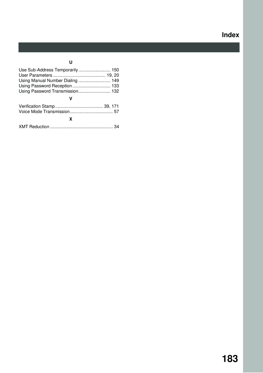 Panasonic DP-2500/3000 manual 183, Using Manual Number Dialing 