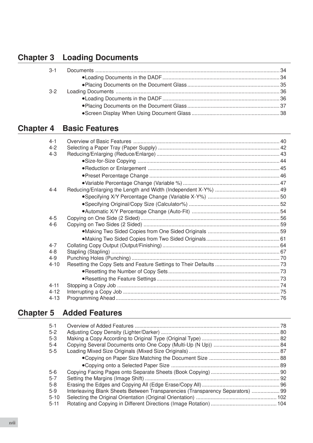 Panasonic DP-6000, DP-7000 manual Chapter Loading Documents 