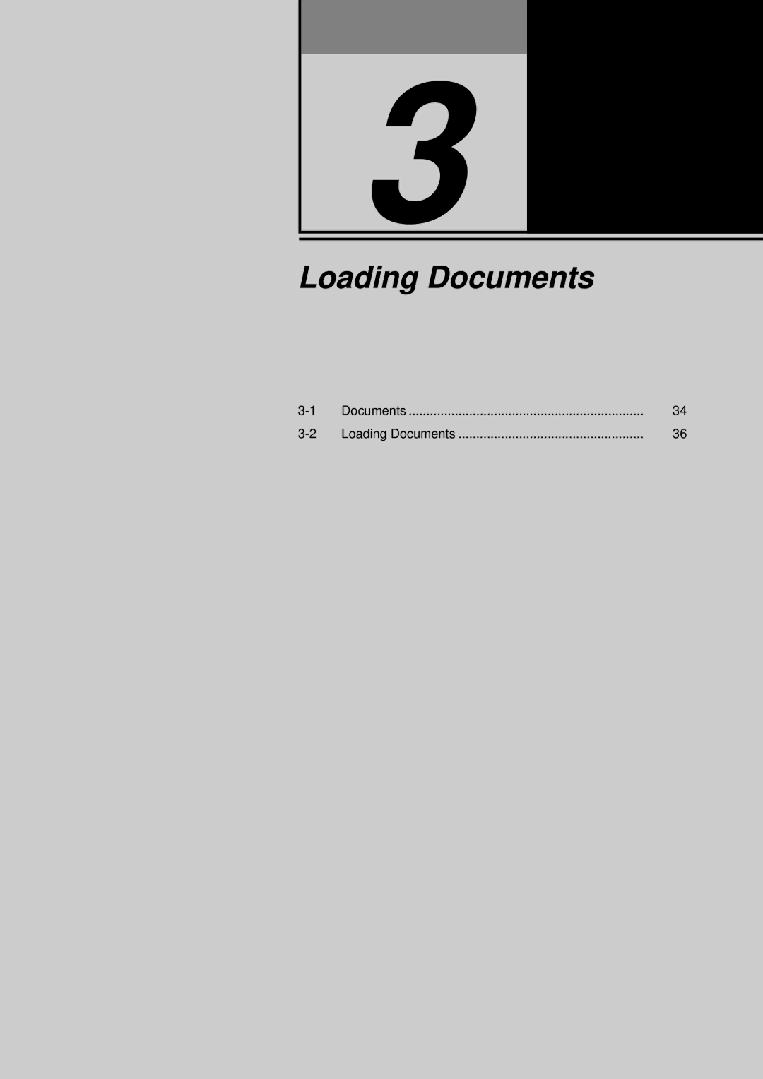 Panasonic DP-7000, DP-6000 manual Loading Documents 