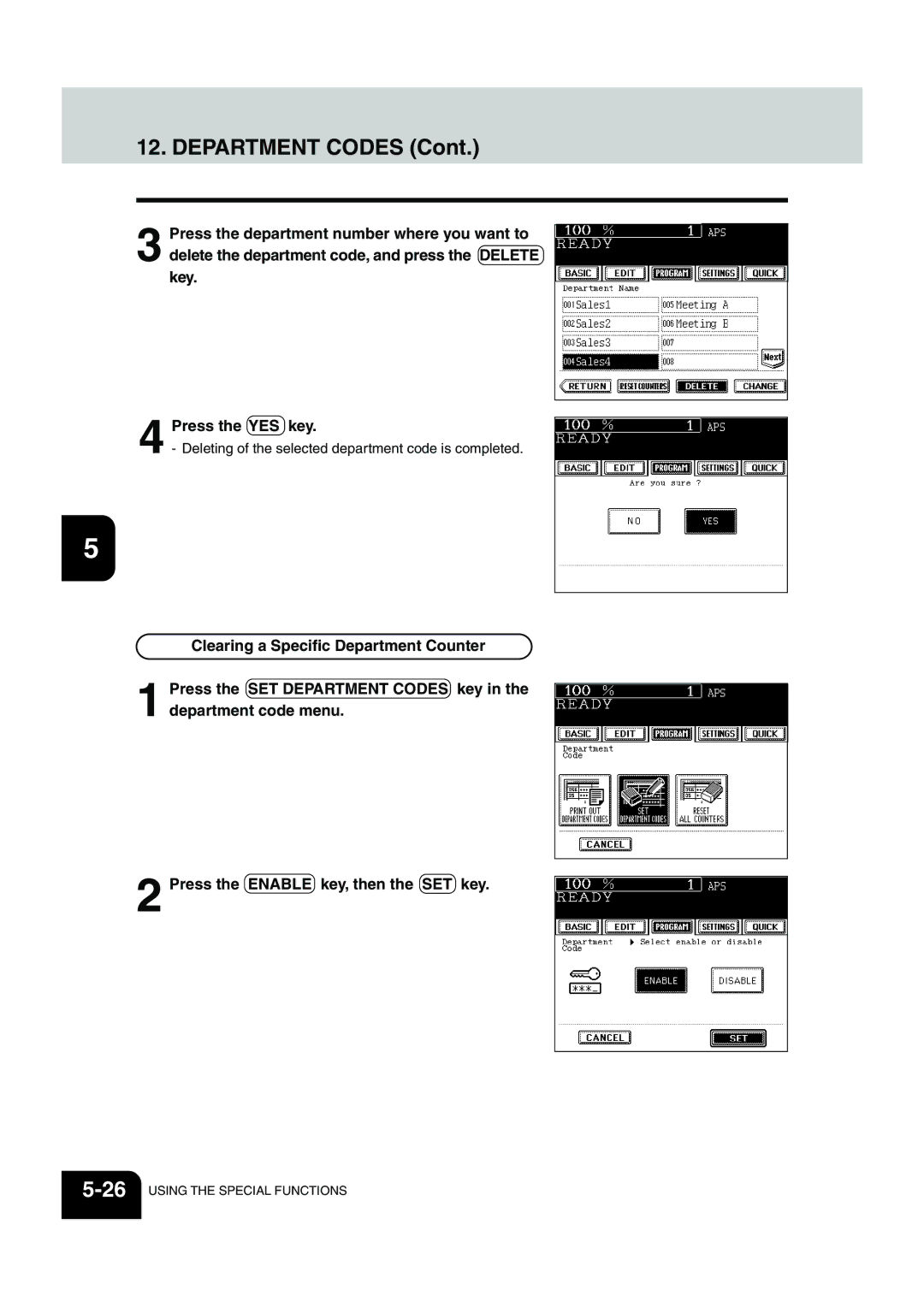 Panasonic DP-6530 manual 