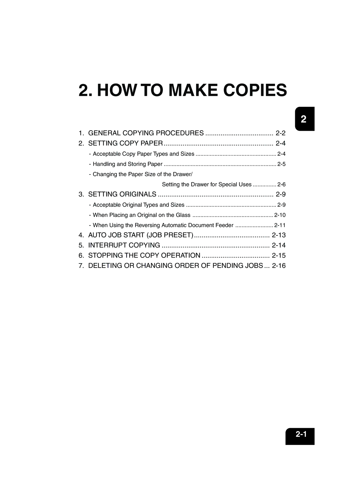 Panasonic DP-6530 manual HOW to Make Copies 