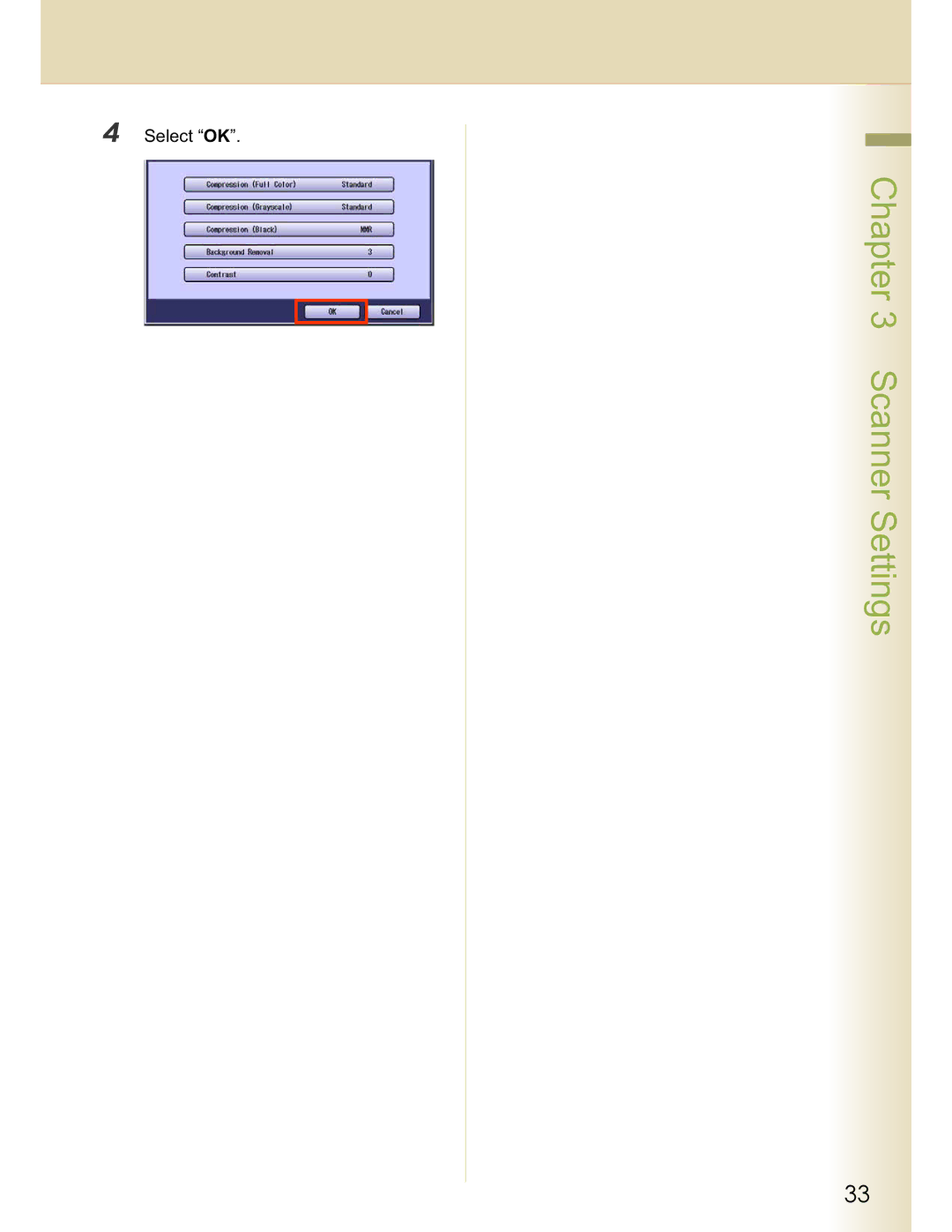 Panasonic DP-C262, DP-C322 operating instructions Select OK 