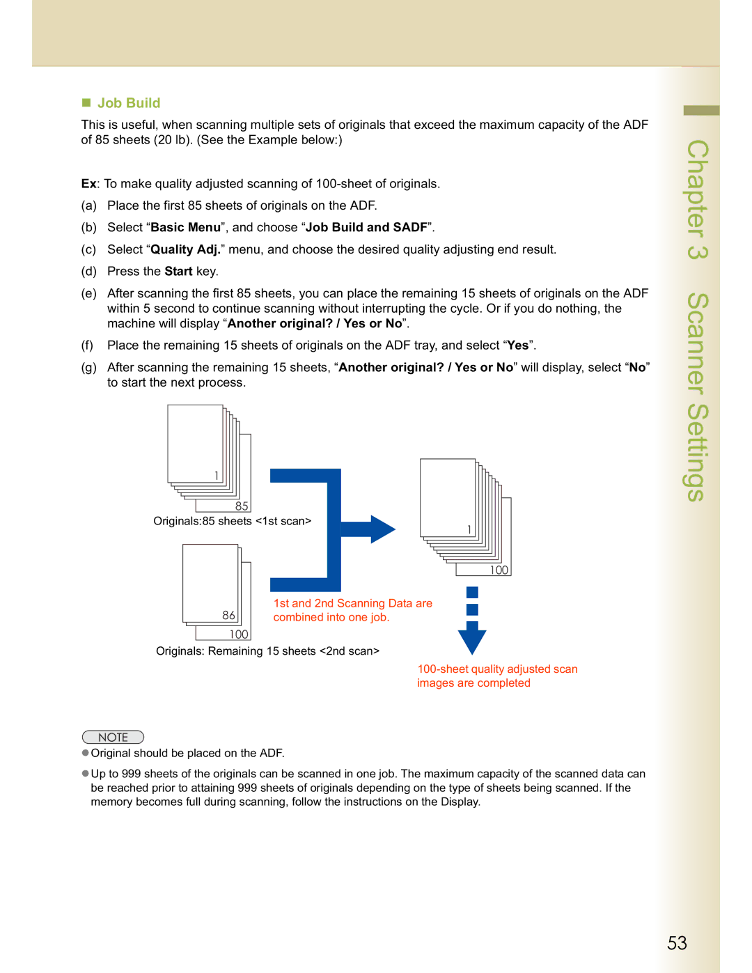 Panasonic DP-C323, DP-C354, DP-C264, DP-C263, DP-C213 manual Job Build 