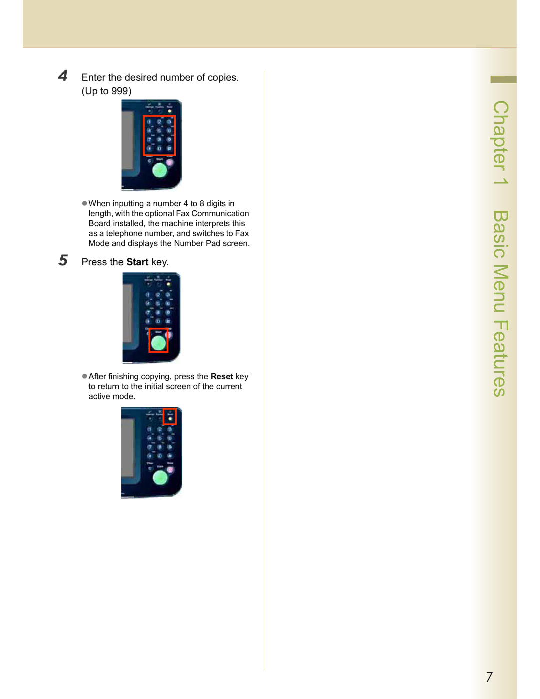 Panasonic C263, DP-C354, DP-C323, C213, C264 manual Enter the desired number of copies. Up to, Press the Start key 