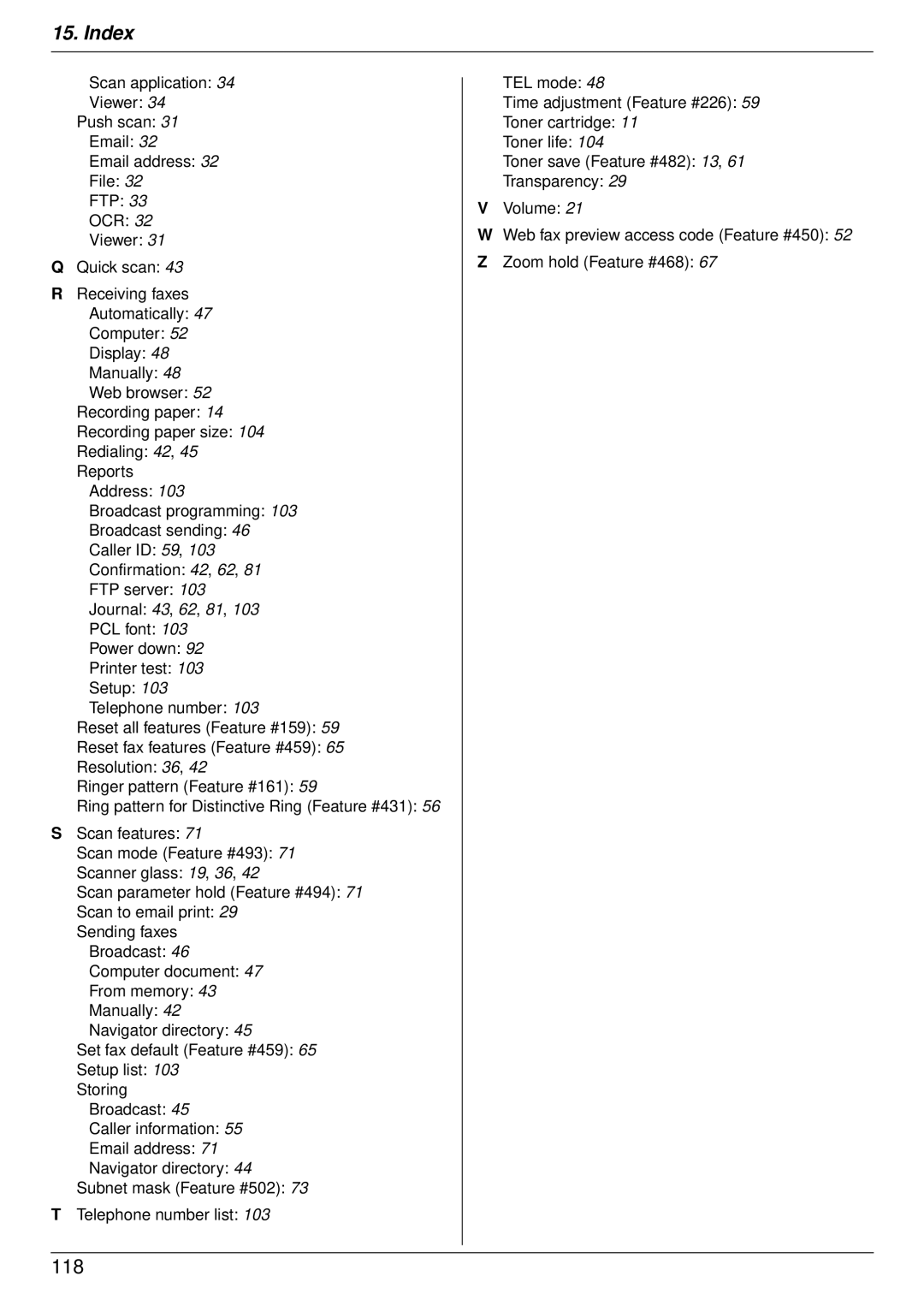 Panasonic DP-MB350 manual 118 