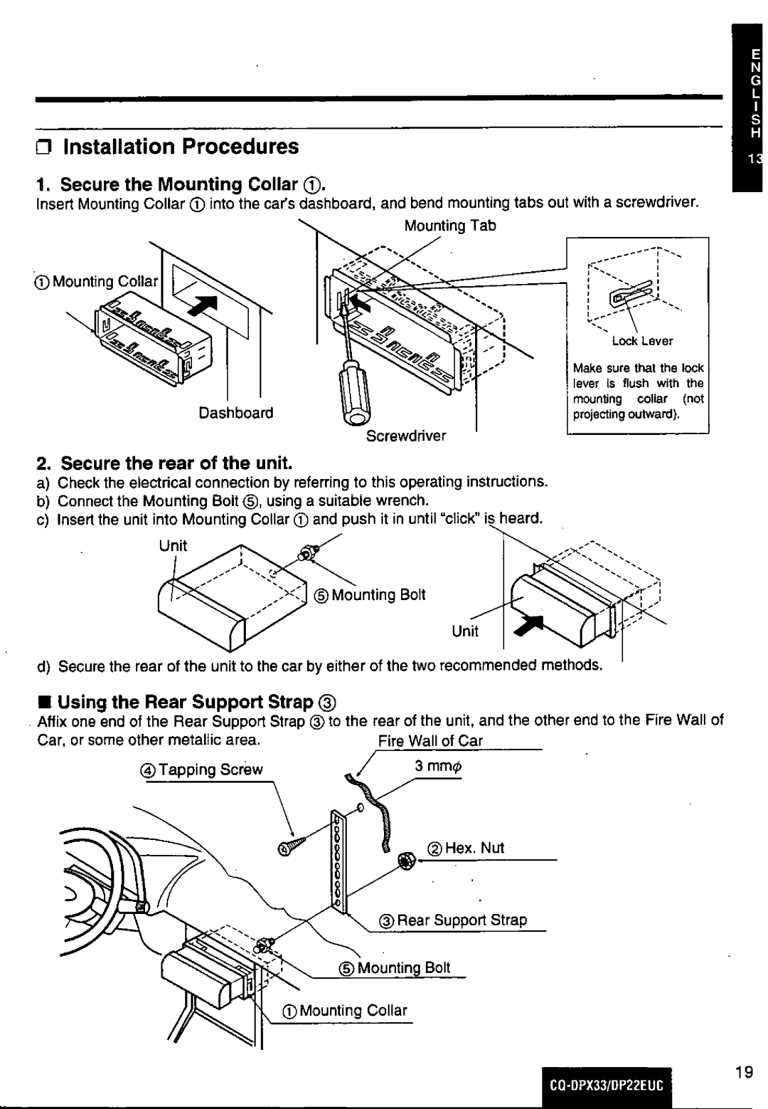 Panasonic DP22EUC manual