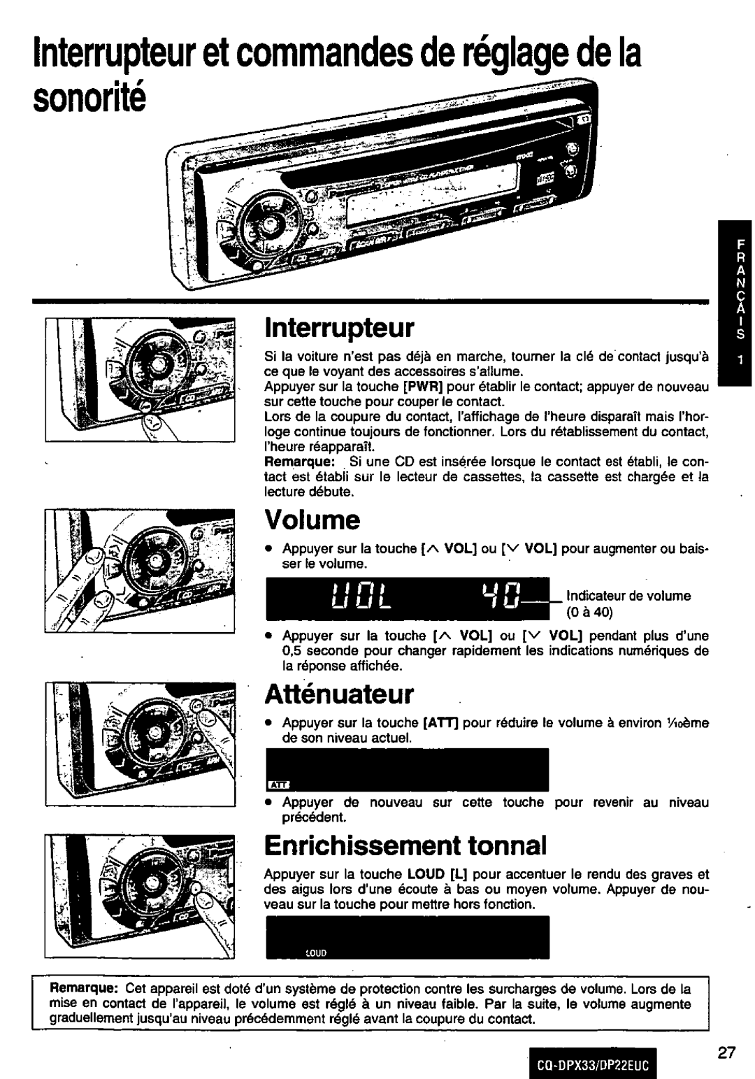 Panasonic DP22EUC manual