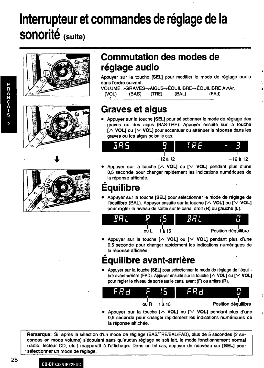 Panasonic DP22EUC manual