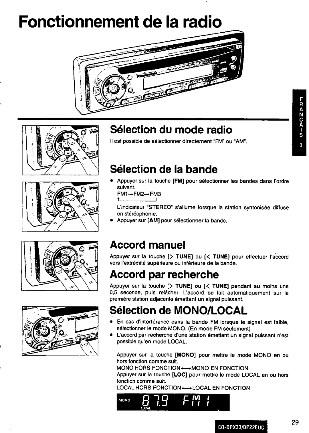 Panasonic DP22EUC manual