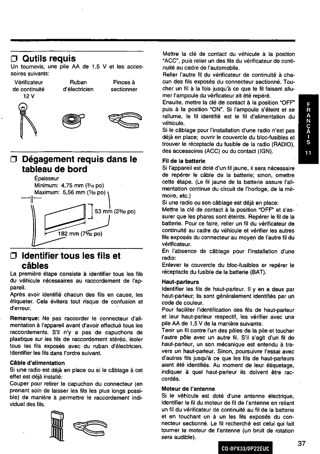 Panasonic DP22EUC manual